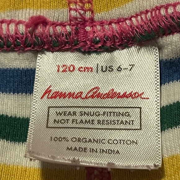 Hanna Andersson 2 Pc Outfit Set Sz 6-7 - Picture 6 of 7